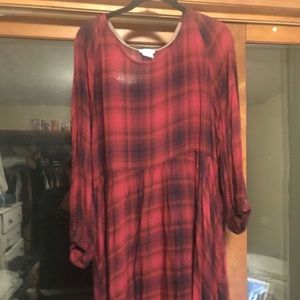 Urban outfitters plaid dress